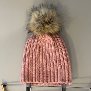 J Crew wool blend Pom Pom hat